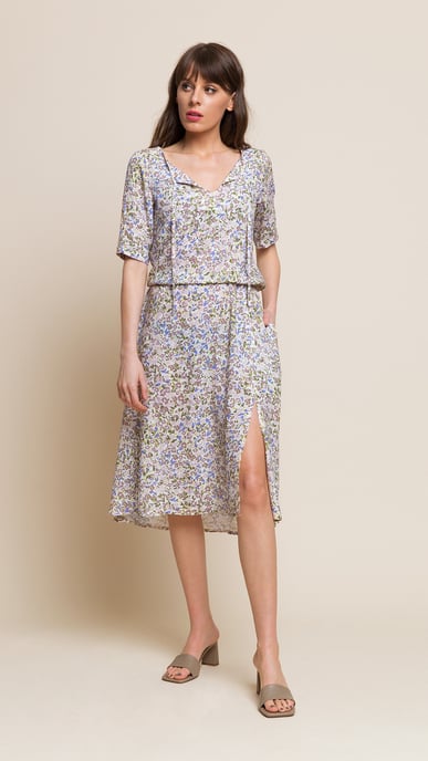 Dress Melissa Floral Beige