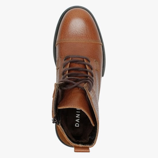 Daniel Sumble Tumbled Leather Ankle Boots
