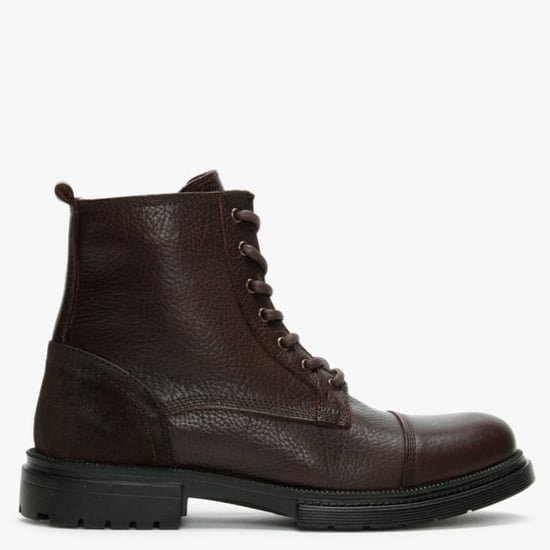 Daniel Sumble Tumbled Leather Ankle Boots