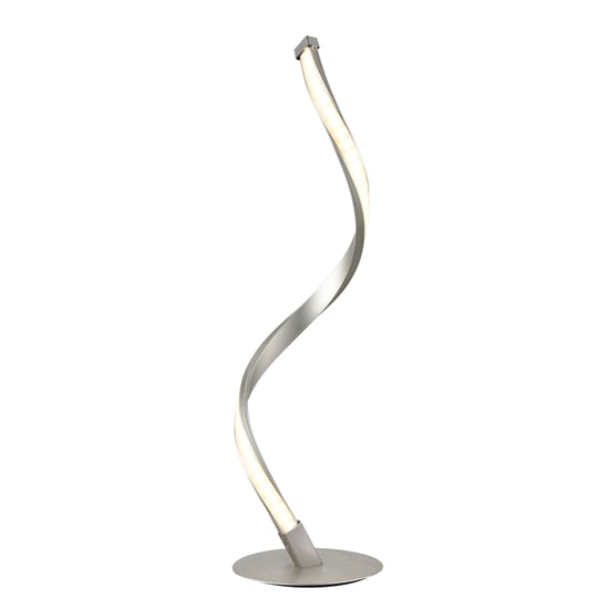 Veiko Warm White LED 45cm Satin Chrome Table Lamp