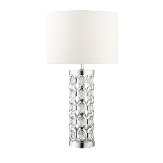 Morena 61cm Polished Chrome Table Lamp