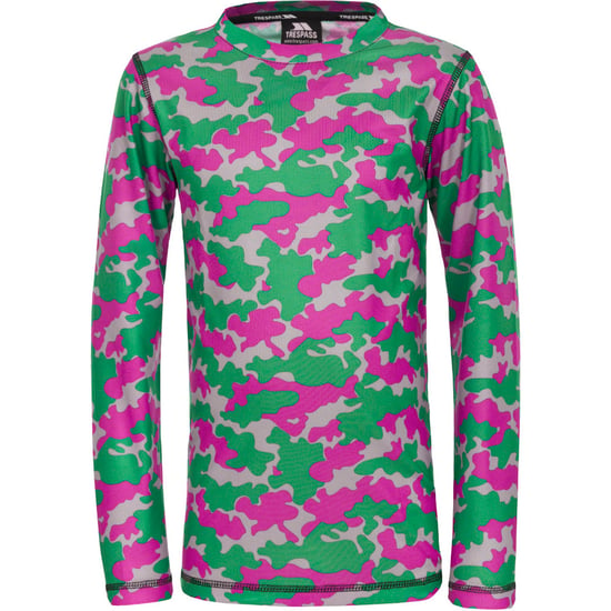 Trespass Girls Oaf Long Sleeve Wicking Quick Dry Base Layer Top