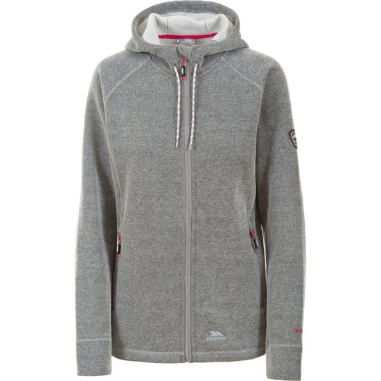 Trespass Womens/Ladies Whirlwind Hooded Knitted Marl Fleece Jacket