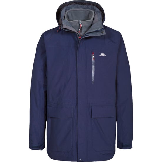 Trespass Mens Edgewater II Waterproof Breathable 3 In 1 Shell Jacket