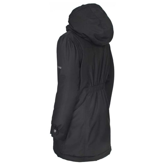 Trespass Girls Vee Waterproof Padded Fleece Lined Jacket Black