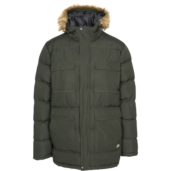 Trespass Mens Baldwin Warm Padded Hooded Waterproof Insulated Jacket