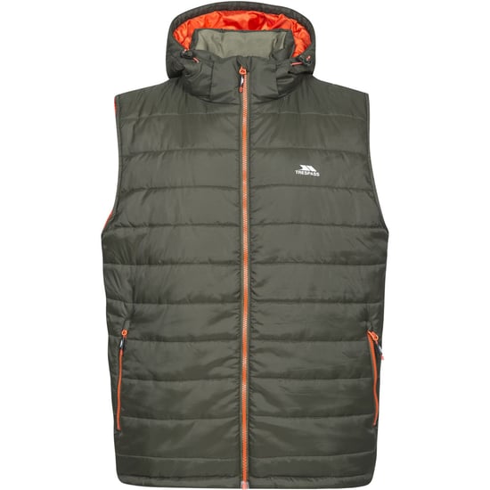 Trespass Mens Franklyn Padded Warm Hooded Insulated Bodywarmer Gilet
