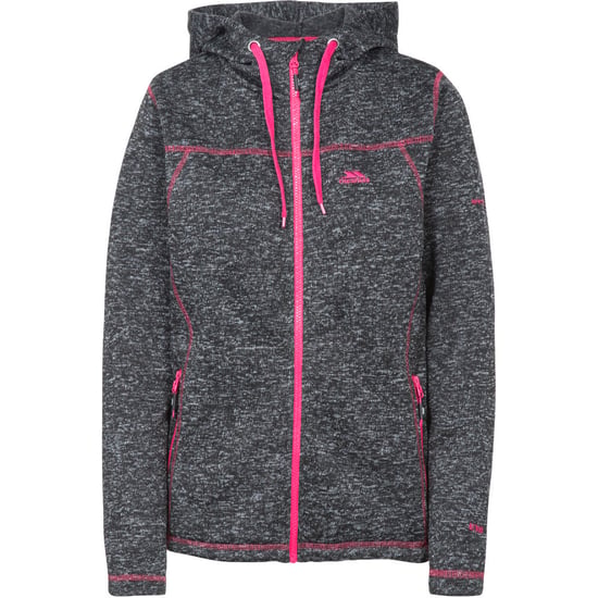 Trespass Womens Odelia Full Zip Knitted Fleece Hoodie