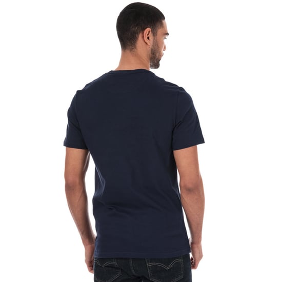 Men's Lyle And Scott Nylon Pocket T-shirt in Navy - Image 2