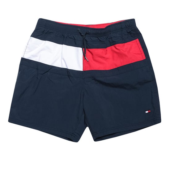 Boy's Tommy Hilfiger Junior Signature Swim Shorts in Navy - Image 1