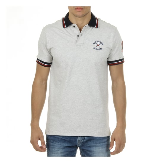 Ufford & Suffolk Polo Club Mens Polo Short Sleeves Grey PAKO