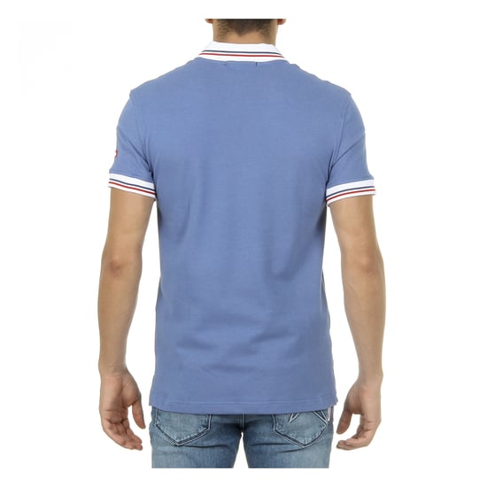 Ufford & Suffolk Polo Club Mens Polo Short Sleeves Light Blue DAGO
