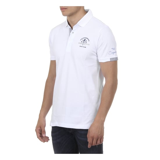 Ufford & Suffolk Polo Club Mens Polo Short Sleeves US025 WHITE