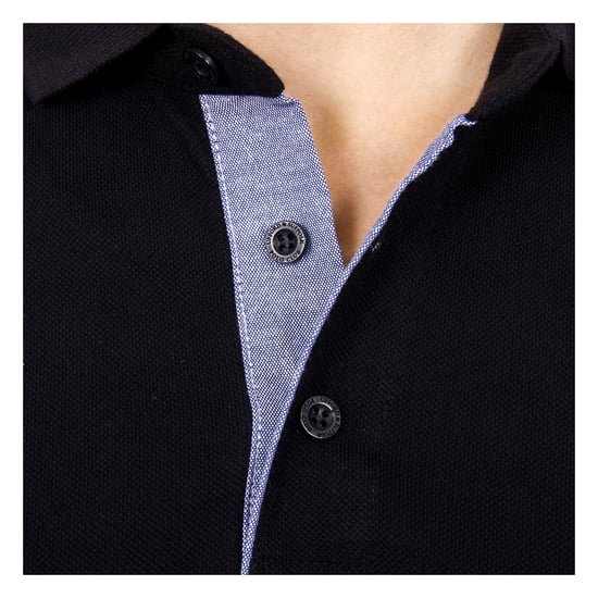 Ufford & Suffolk Polo Club Mens Polo Short Sleeves US026 BLACK