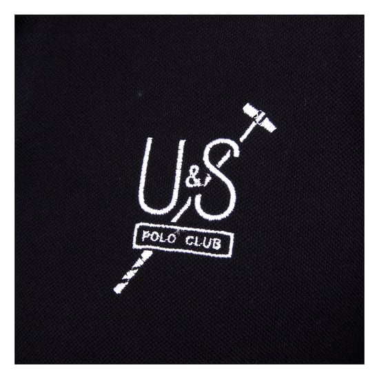 Ufford & Suffolk Polo Club Mens Polo Short Sleeves US026 BLACK