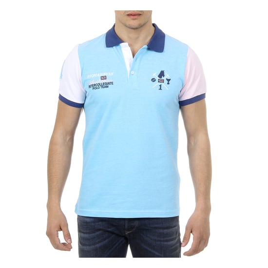 Ufford & Suffolk Polo Club Mens Polo Short Sleeves US009 TURQUOISE