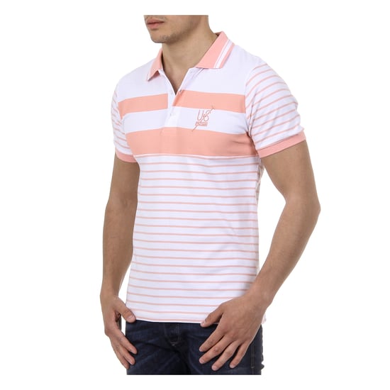 Ufford & Suffolk Polo Club Mens Polo Short Sleeves US006 PINK