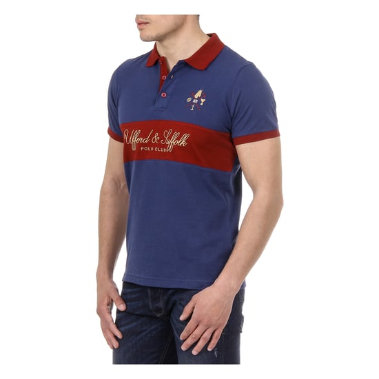 Ufford & Suffolk Polo Club Mens Polo Short Sleeves US002 NAVY BLUE