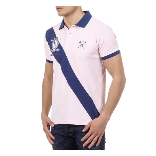 Ufford & Suffolk Polo Club Mens Polo Short Sleeves US004 PINK