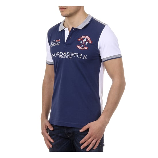 Ufford & Suffolk Polo Club Mens Polo Short Sleeves US001 INDIGO