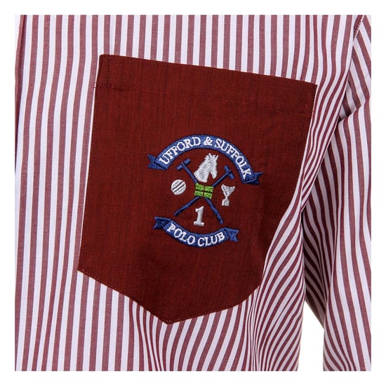 Ufford & Suffolk Polo Club Mens Shirt USC01 A3 BORDEAUX
