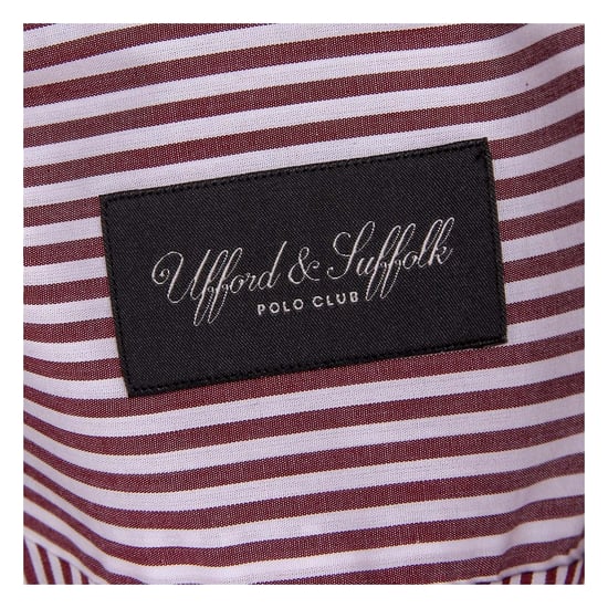Ufford & Suffolk Polo Club Mens Shirt USC01 A3 BORDEAUX