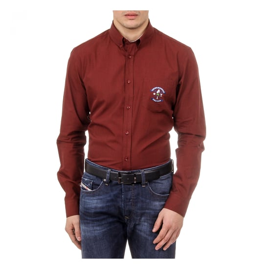 Ufford & Suffolk Polo Club Mens Shirt USC02 B3 BORDEAUX