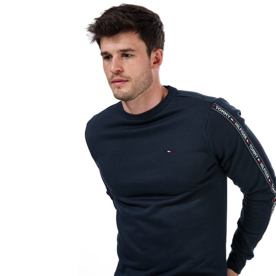 Men's Tommy Hilfiger Taped Sweatshirt Navy Min Navy