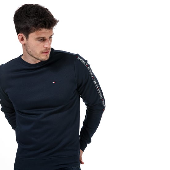 Men's Tommy Hilfiger Taped Sweatshirt Navy Min Navy