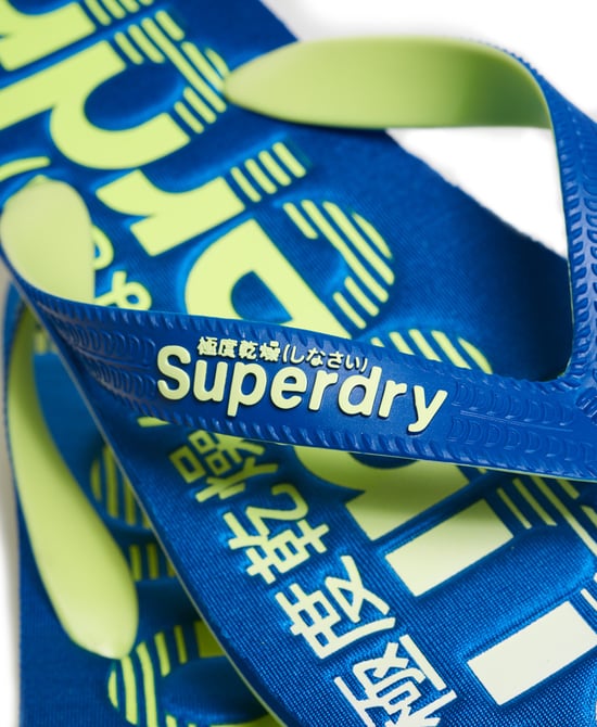 Superdry Scuba Logo Faded Flip Flops
