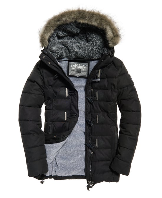 Superdry Microfibre Tall Toggle Puffle Jacket