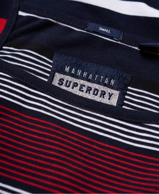 Superdry Strappy Stripe Midi Dress