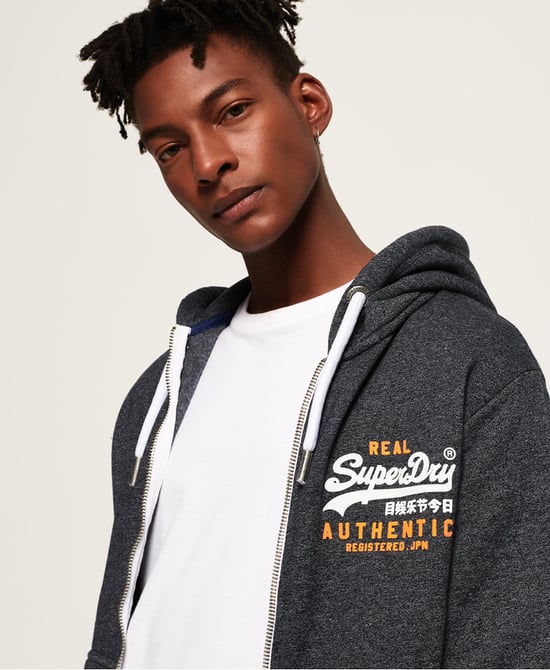 Superdry Vintage Authentic Duo Zip Hoodie
