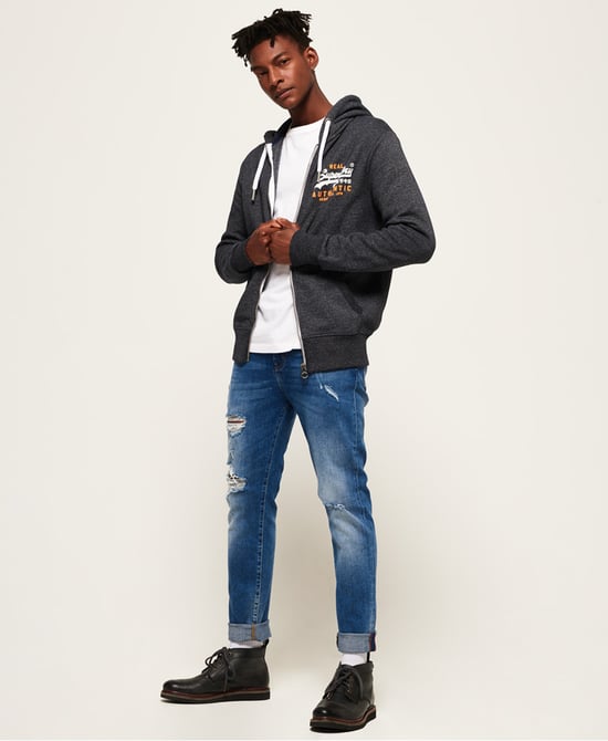 Superdry Vintage Authentic Duo Zip Hoodie