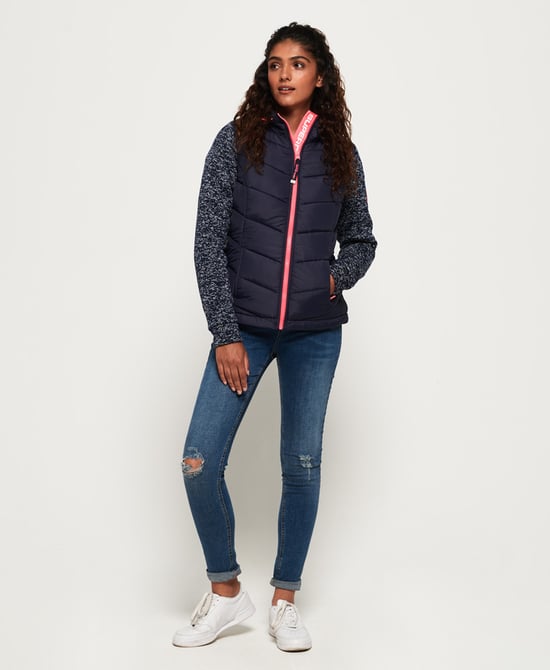 Superdry Storm Hybrid Zip Hoodie