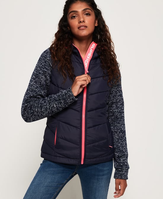 Superdry Storm Hybrid Zip Hoodie