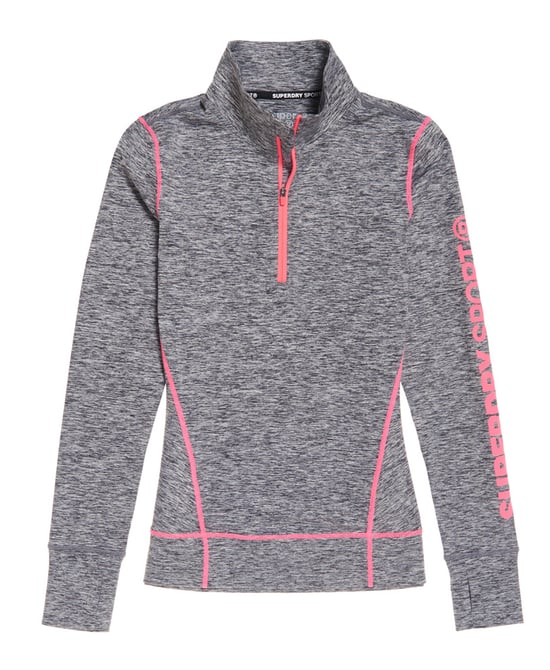 Superdry Performance Reflective Half Zip Top