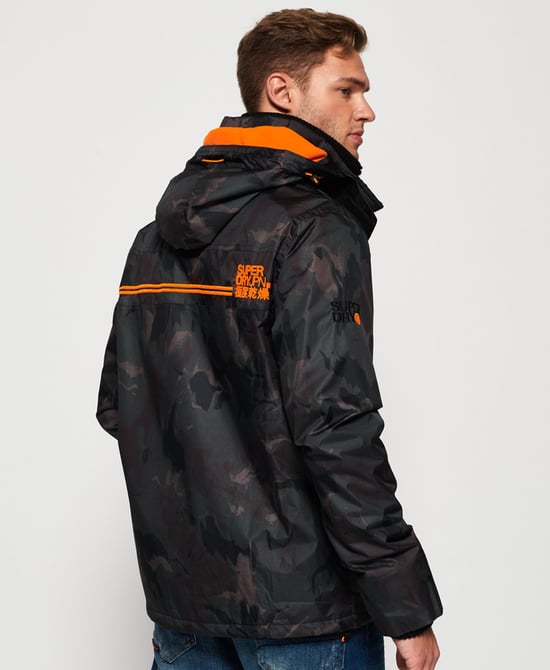Superdry Arctic Hooded Print Pop Zip SD-Windcheater Jacket