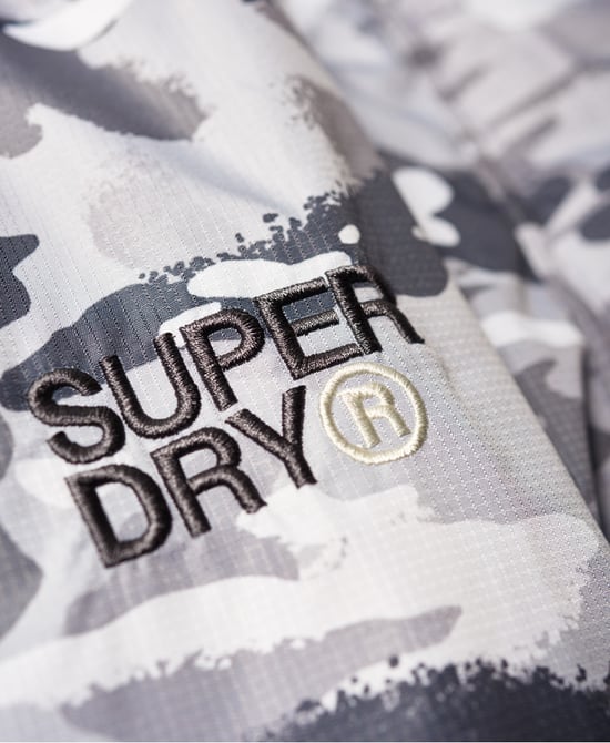 Superdry Arctic Hooded Print Pop Zip SD-Windcheater Jacket