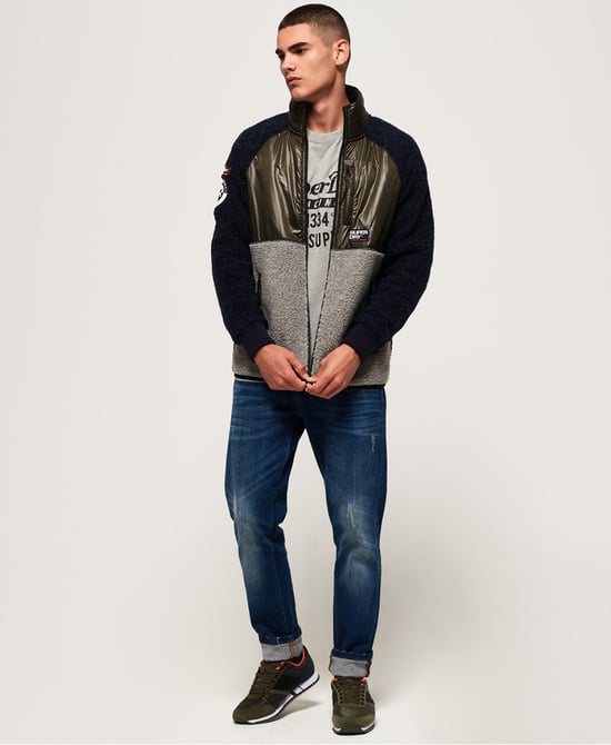 Superdry Mountain Sherpa Block Track Top