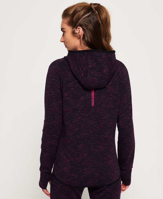 Superdry Core Gym Tech Panel Zip Hoodie