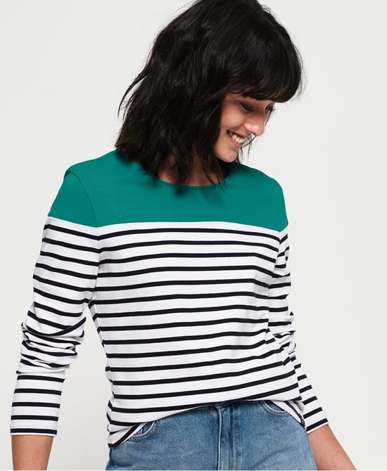 Superdry Breton Twist Back Top