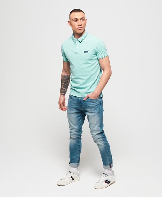 Superdry Organic Cotton Classic Poolside Pique Polo Shirt