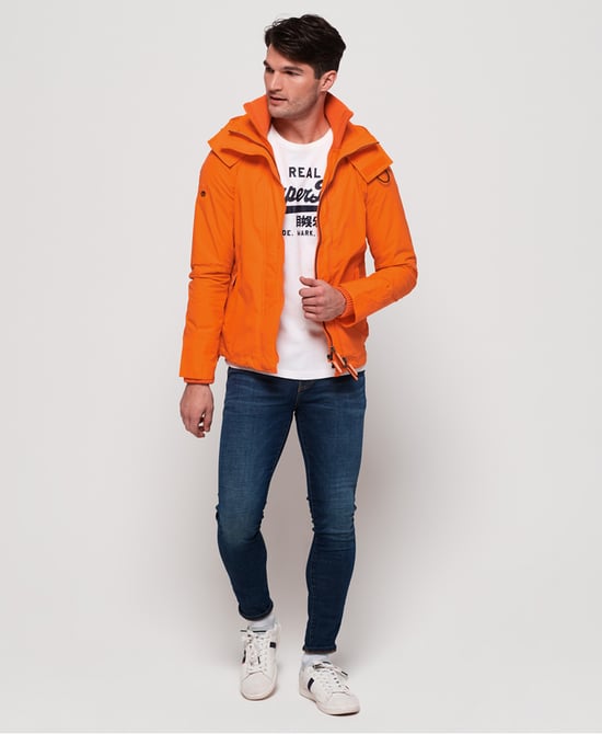 Superdry Hooded Technical Pop Zip SD-Windcheater Jacket - Image 3