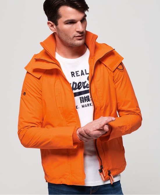 Superdry Hooded Technical Pop Zip SD-Windcheater Jacket - Image 1