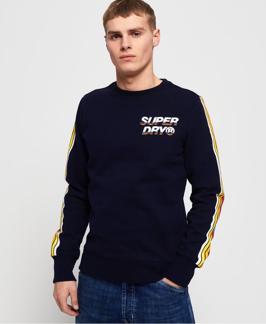 Superdry Cali Stripe Crew Sweatshirt