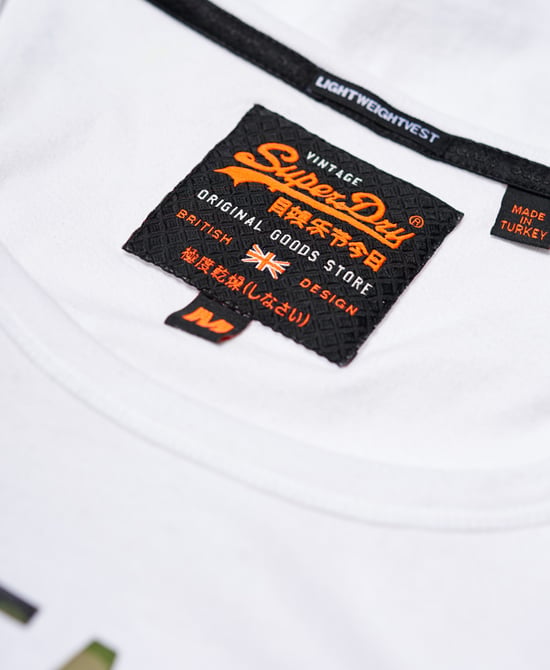 Superdry Vintage Logo Layered Camo Lite Vest Top