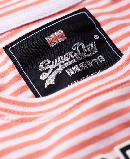 Superdry Vintage Logo Stripe T-Shirt