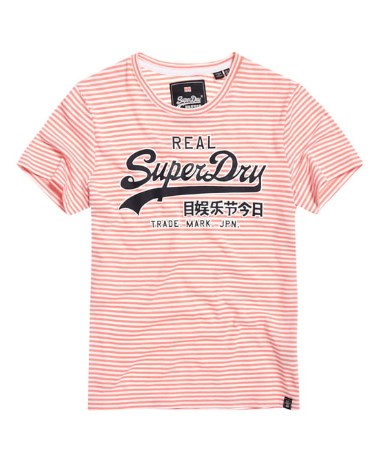 Superdry Vintage Logo Stripe T-Shirt