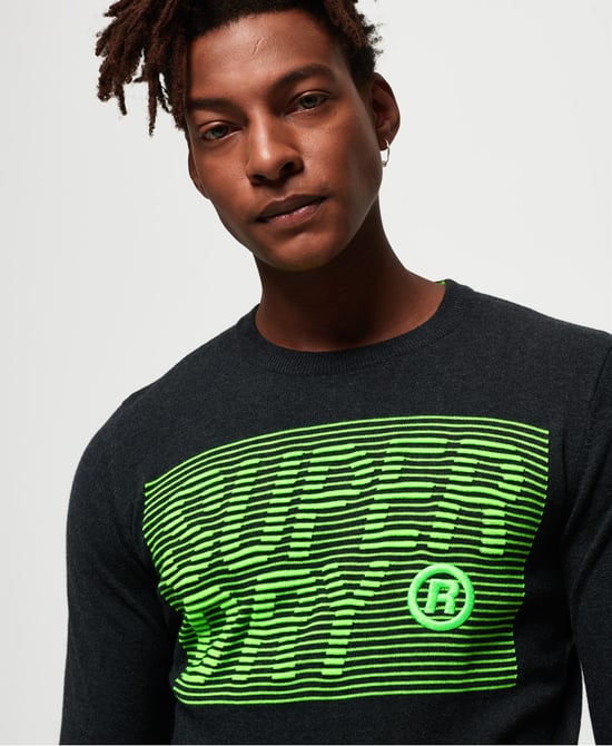Superdry Speed Logo Crew Jumper